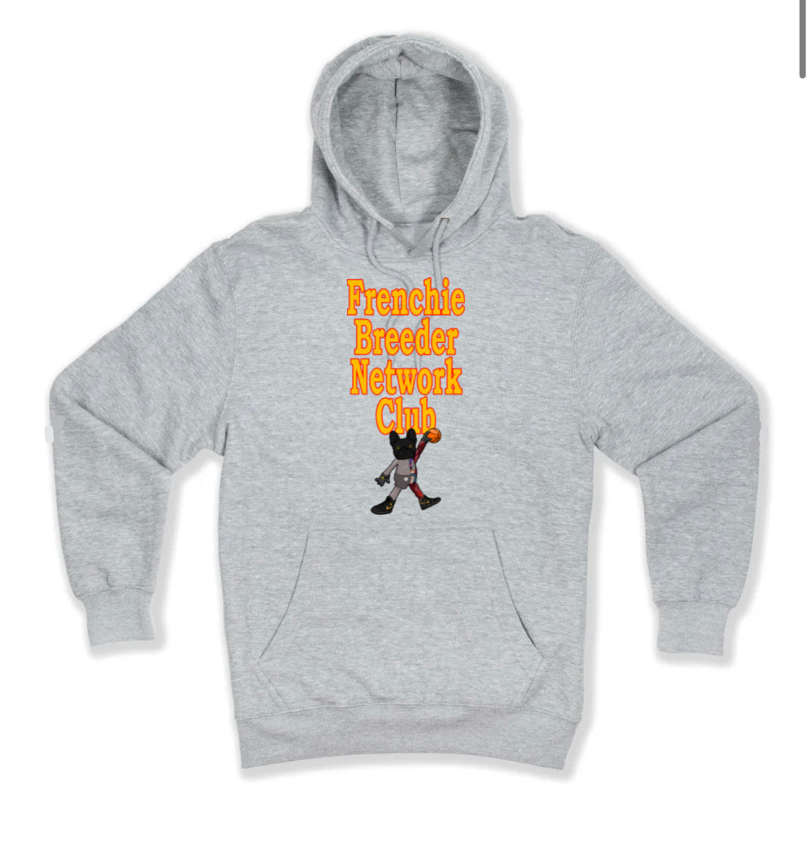 Frenchie Breeder Network Grey Hoodie