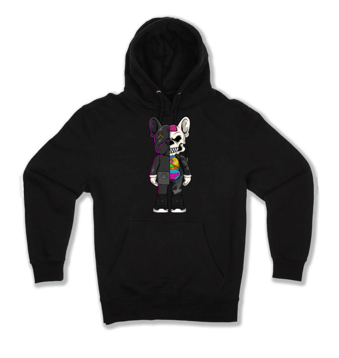 Retro Frenchie Kaws Hoodie