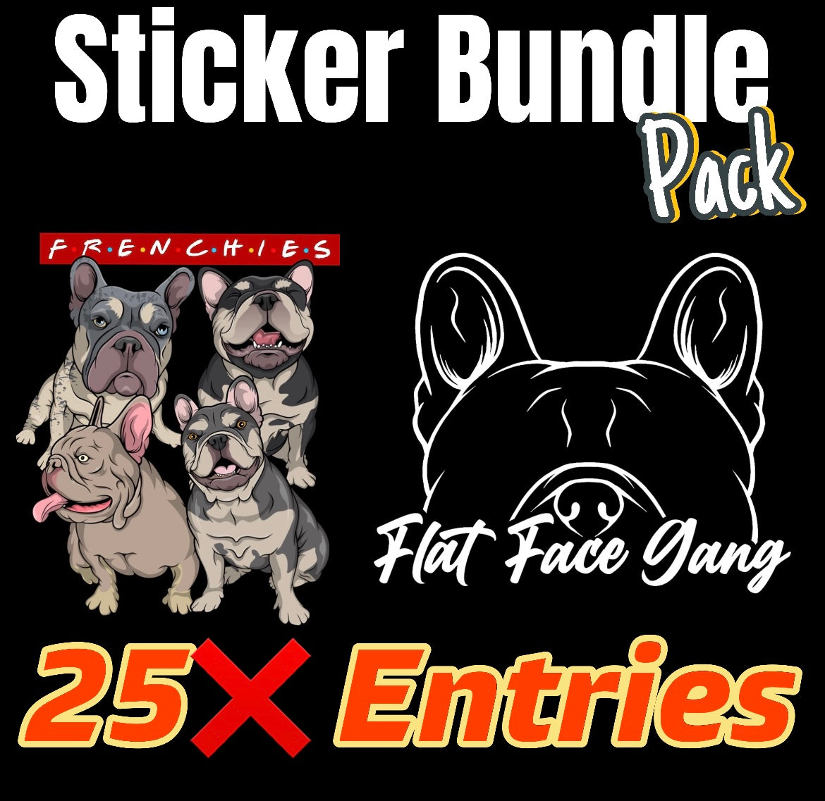 Sticker Bundle Pack- 25x Entries